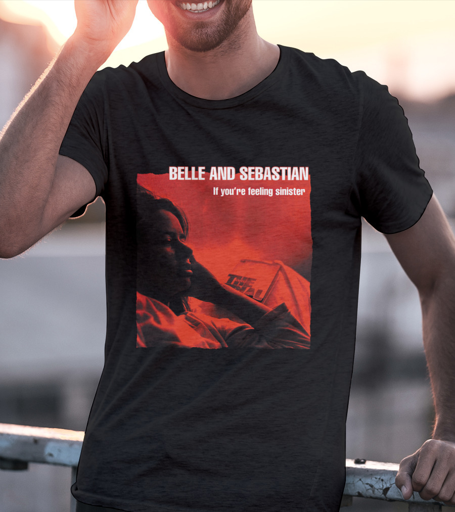Belle And Sebastian If You're Feeling Sinister Album Cover Red Tone T-Shirt