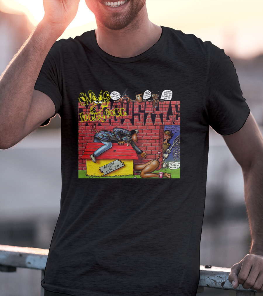Snoop Doggy Dogg Doggystyle Album Cover Comic Be Ware Of Dogg 1993 T-Shirt