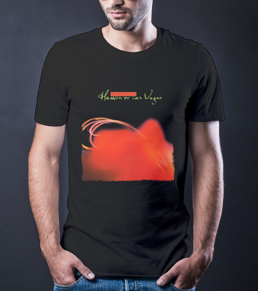 Cocteau Twins Heaven Or Las Vegas Red Abstract Swirl T-Shirt