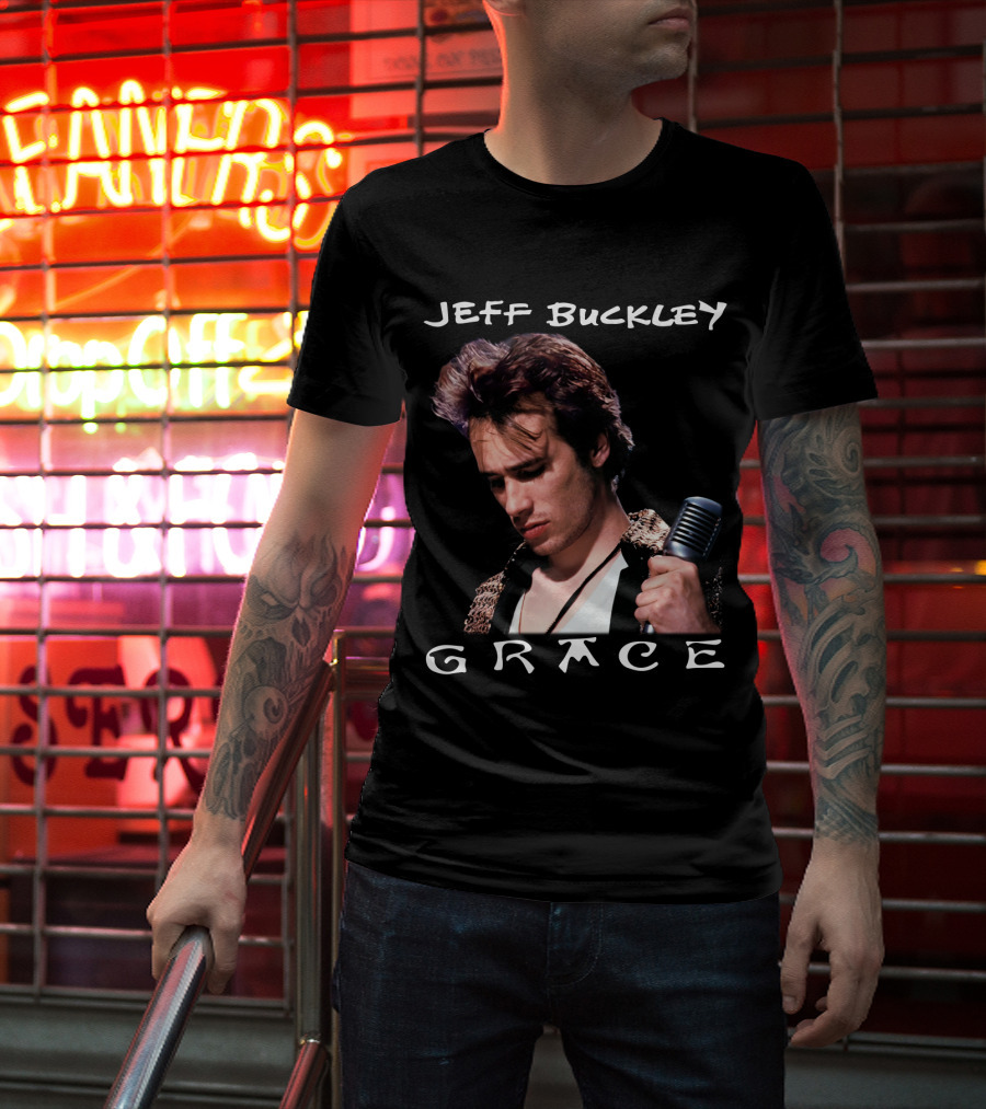 Jeff Buckley Grace Microphone T-Shirt