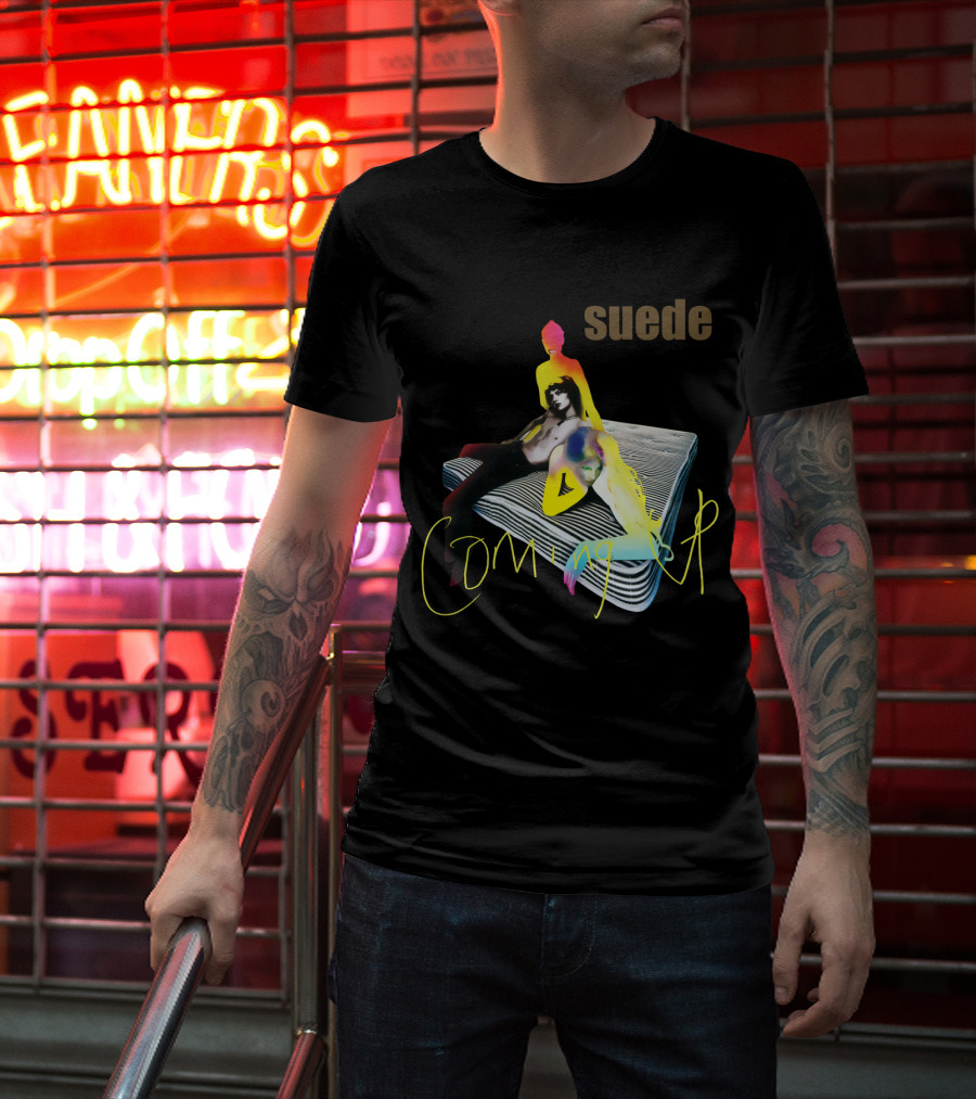 SUEDE Coming Up Album Cover T-Shirt