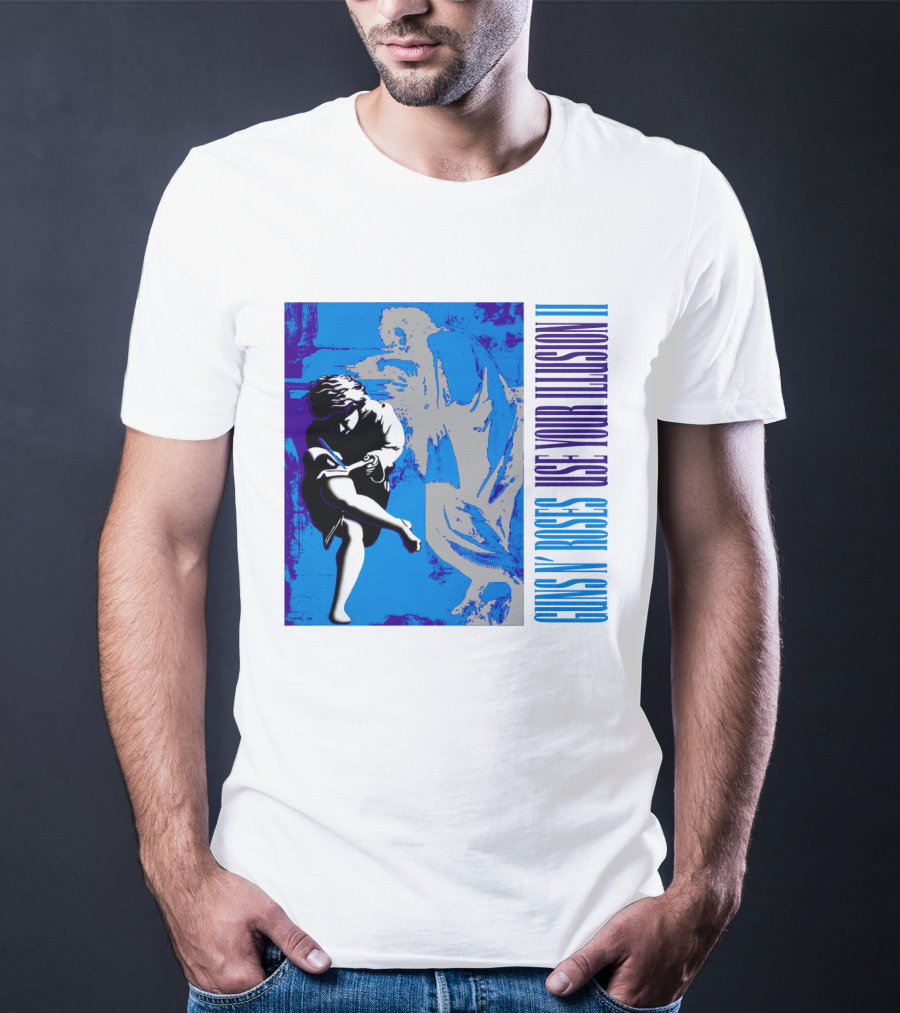 Guns N Roses Use Your Illusion Ii Blue Angel Artwork T-Shirt