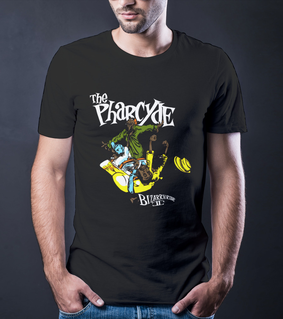 The Pharcyde Bizarre Ride Ii Colorful Animated Characters On Classic Hip-Hop Album Cover T-Shirt