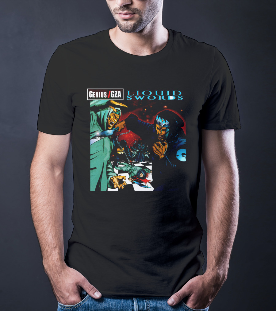 Genius GZA Liquid Swords Chess Battle T-Shirt