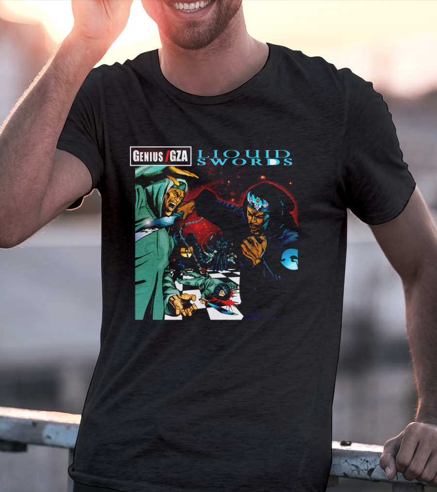 Genius GZA Liquid Swords Chess Battle T-Shirt