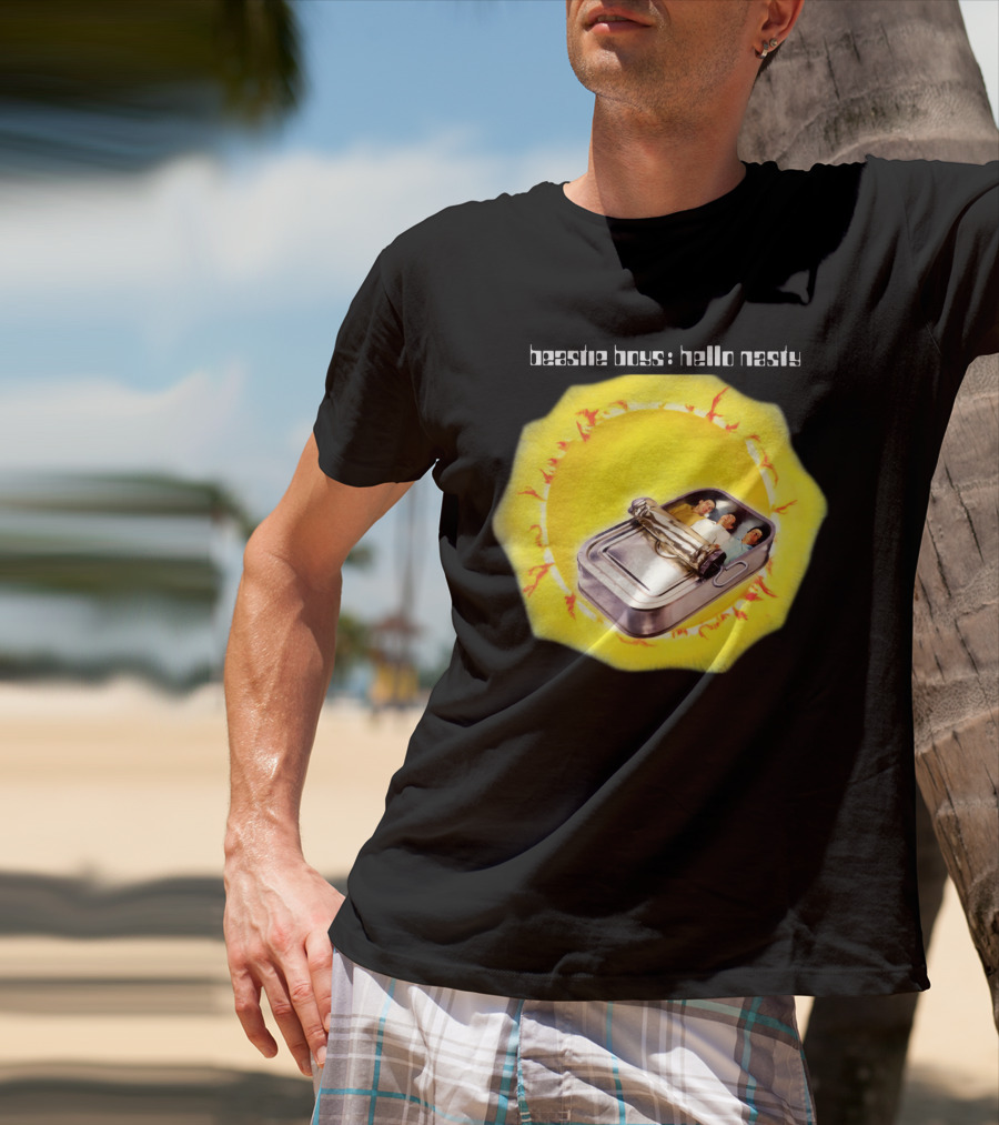 Beastie Boys Hello Nasty Album Cover Sardine Can 1998 Sunburst T-Shirt