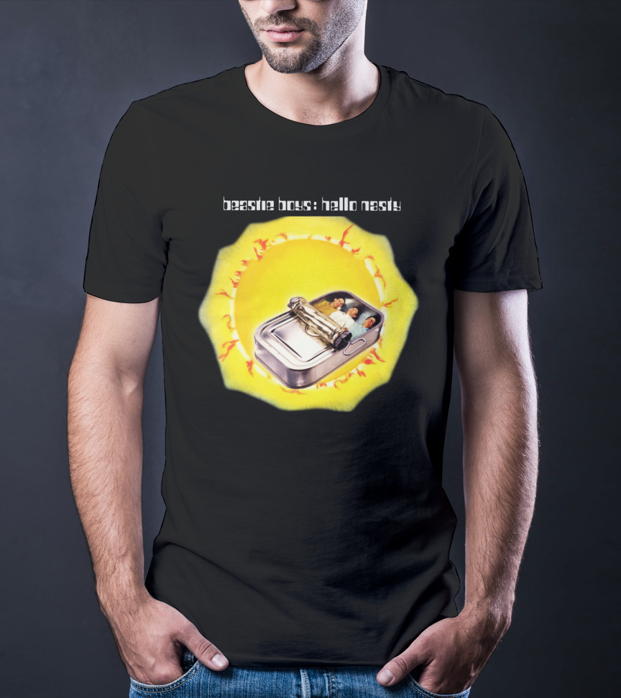 Beastie Boys Hello Nasty Album Cover Sardine Can 1998 Sunburst T-Shirt