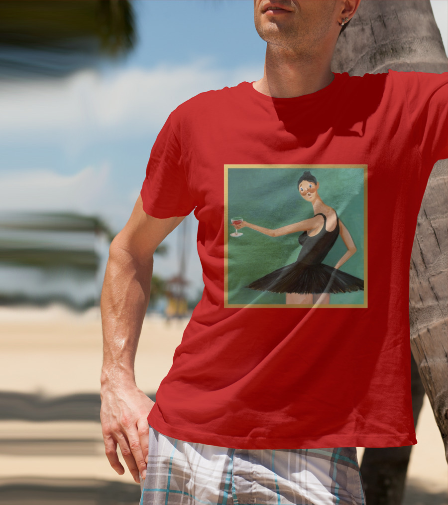 Kanye West My Beautiful Dark Twisted Fantasy Ballerina Cover Art T-Shirt