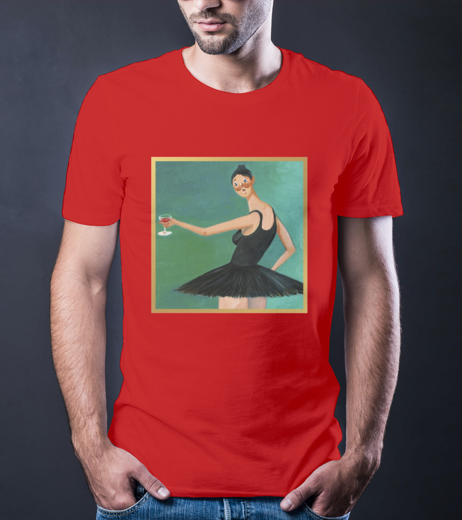 Kanye West My Beautiful Dark Twisted Fantasy Ballerina Cover Art T-Shirt