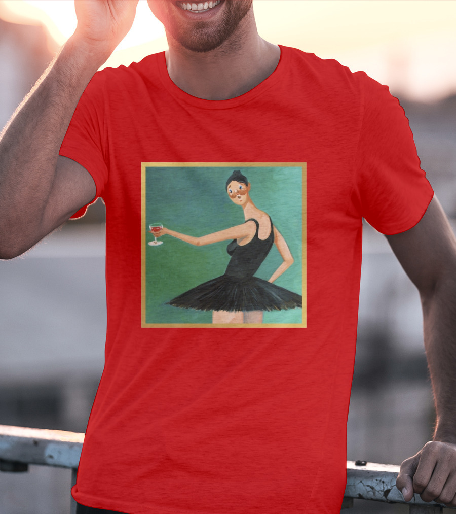 Kanye West My Beautiful Dark Twisted Fantasy Ballerina Cover Art T-Shirt