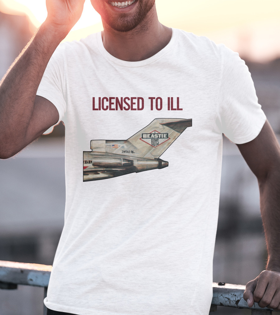 Beastie Boys Licensed To Ill Airplane Tail T-Shirt