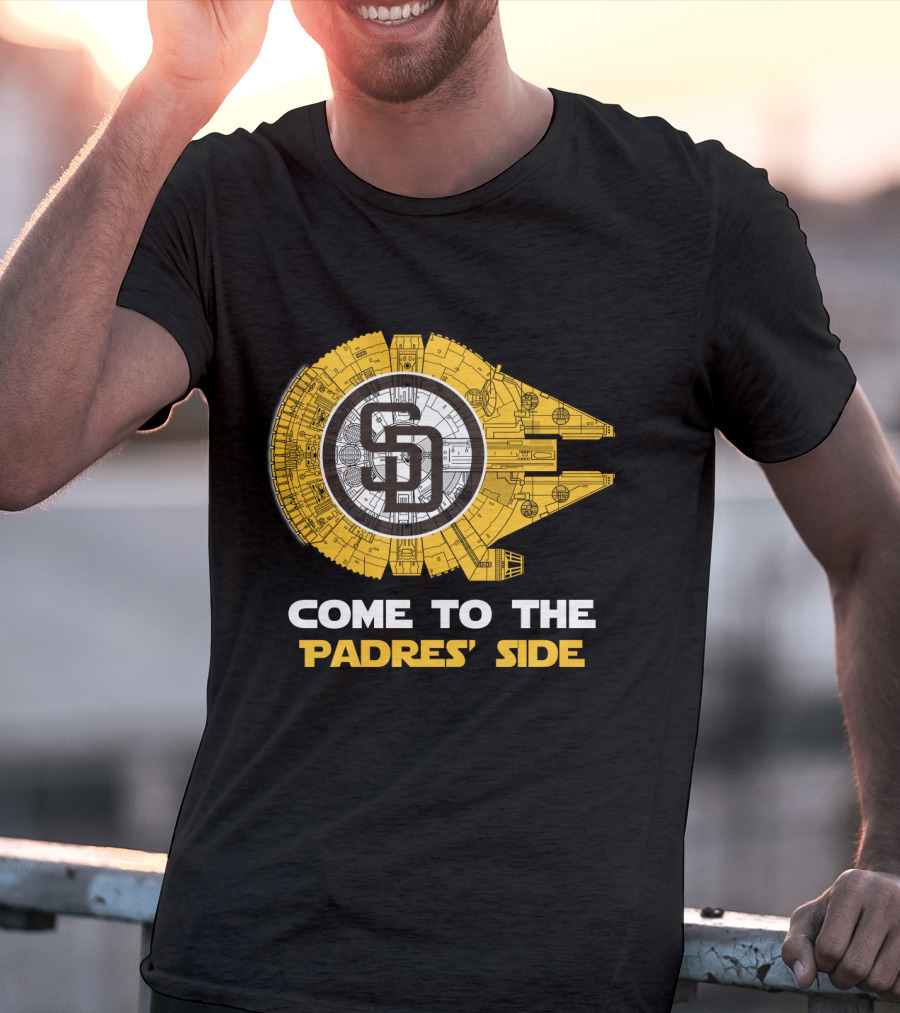 San Diego Padres Millennium Falcon Come To The Padres' Side MLB T-Shirt