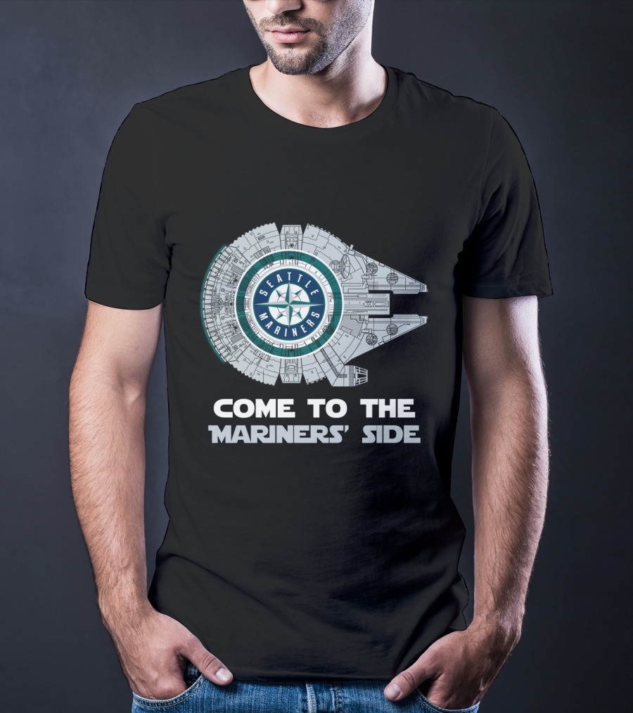 Seattle Mariners Millennium Falcon Come To The Mariners' Side T-Shirt