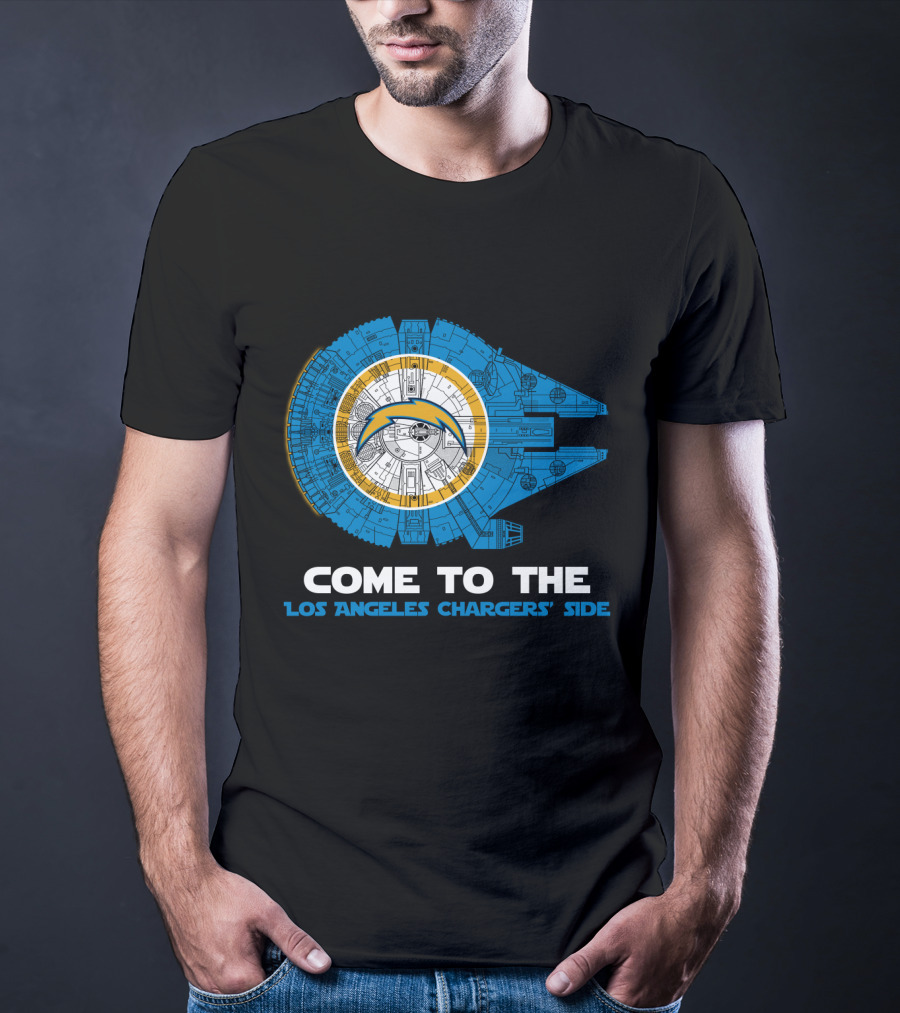 Come To The Los Angeles Chargers' Side Millennium Falcon Nfl T-Shirt