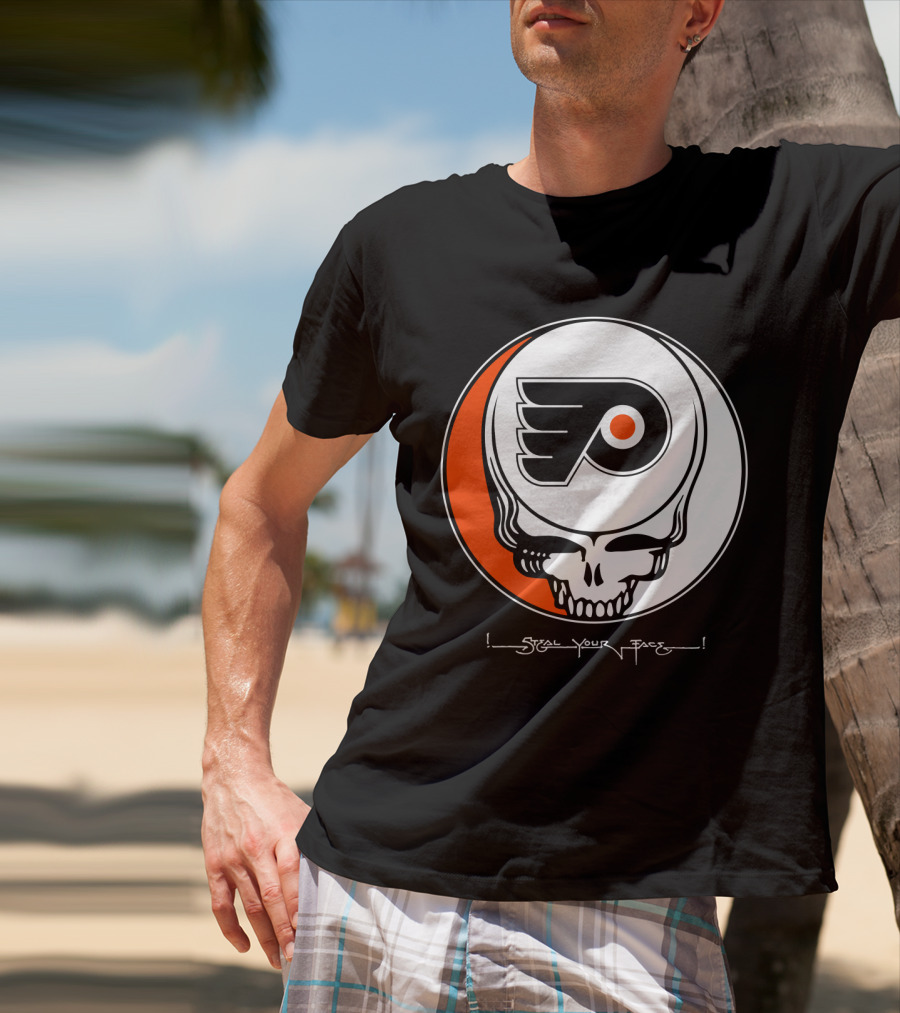 Steal Your Face Grateful Dead Philadelphia Flyers T-Shirt