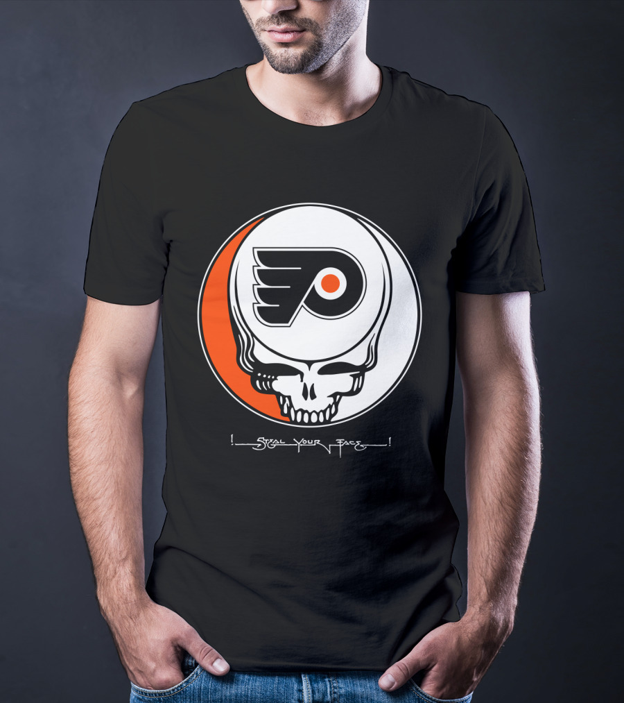 Steal Your Face Grateful Dead Philadelphia Flyers T-Shirt
