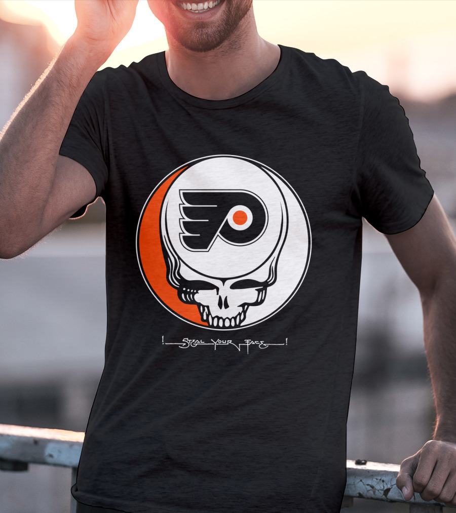 Steal Your Face Grateful Dead Philadelphia Flyers T-Shirt