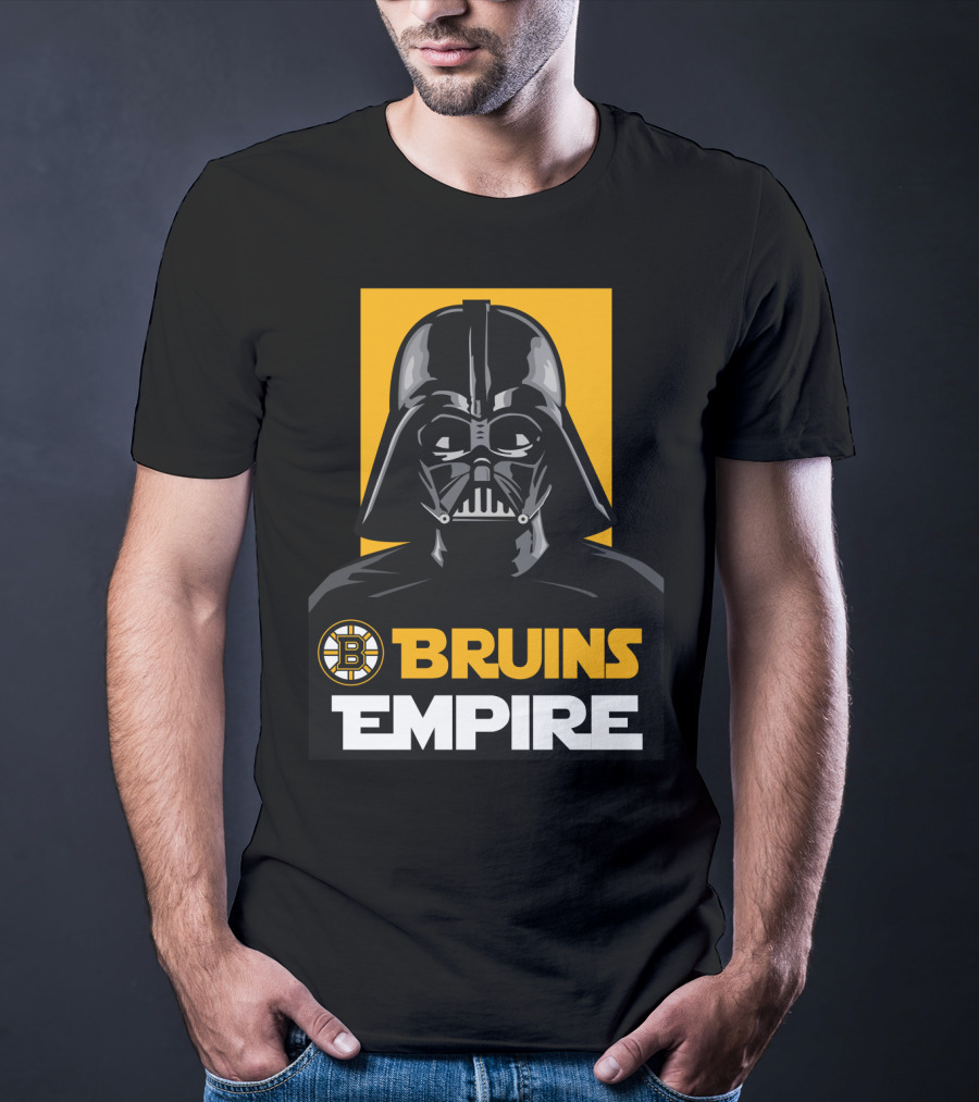 Bruins Empire Boston Bruins Darth Vader NHL T-Shirt