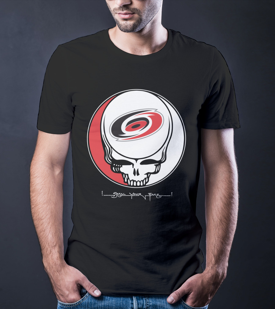 Steal Your Face Grateful Dead Carolina Hurricanes T-Shirt