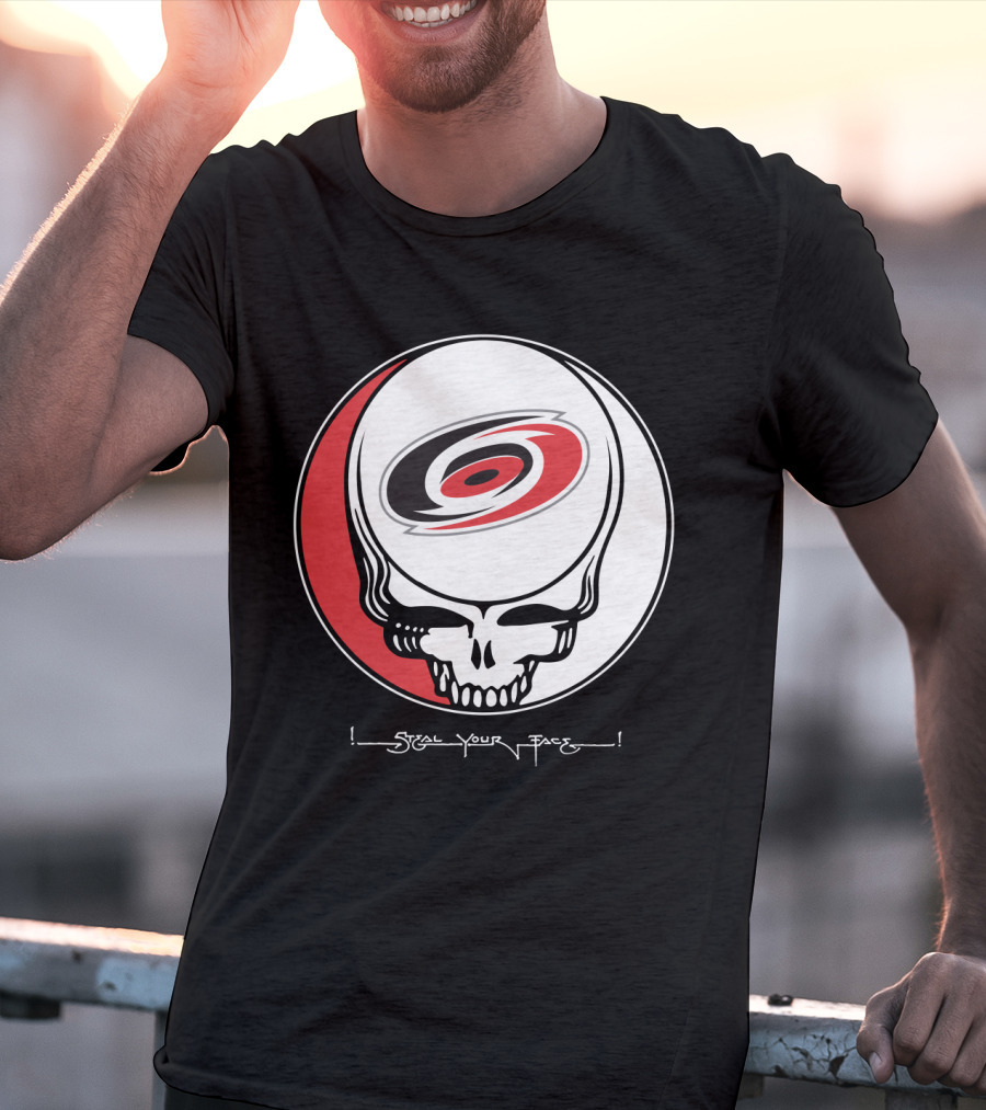 Steal Your Face Grateful Dead Carolina Hurricanes T-Shirt