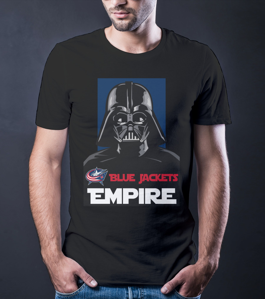 Columbus Blue Jackets Empire Darth Vader NHL T-Shirt