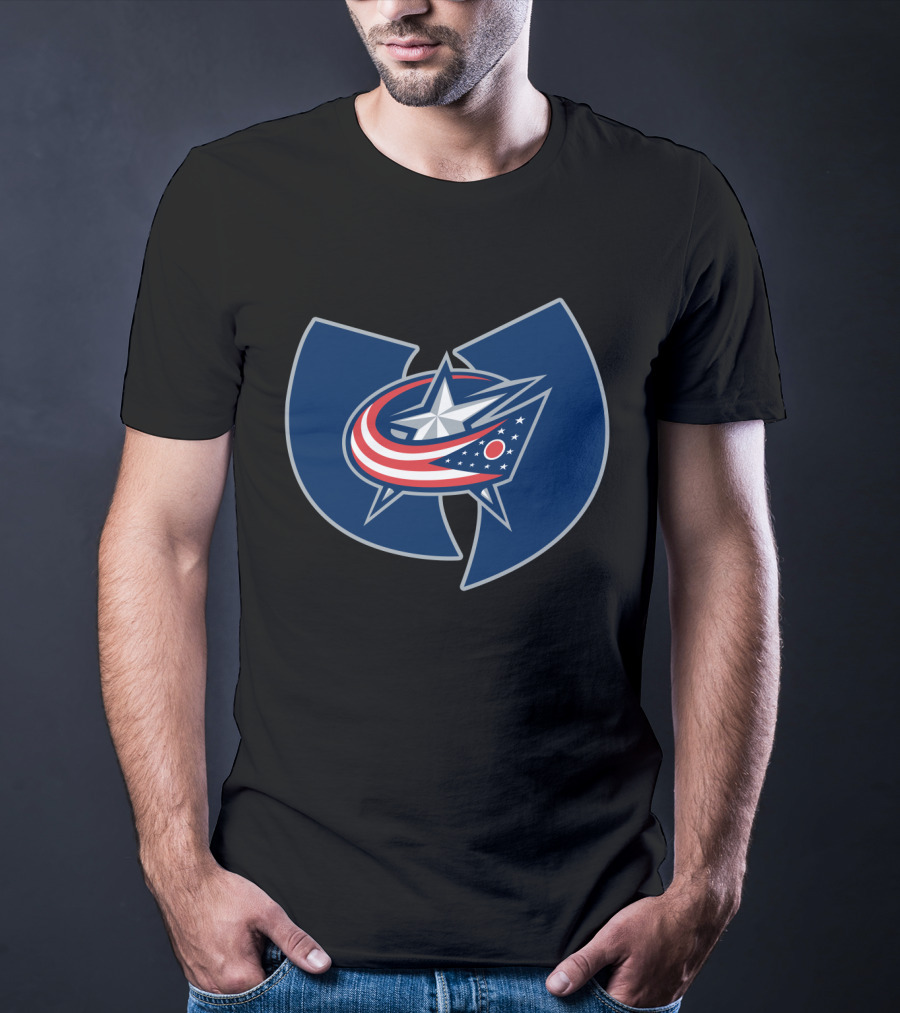 Columbus Blue Jackets Wu-Tang Clan Mashup T-Shirt