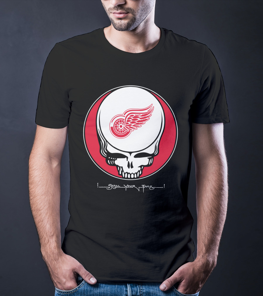 Grateful Dead Steal Your Face Detroit Red Wings T-Shirt