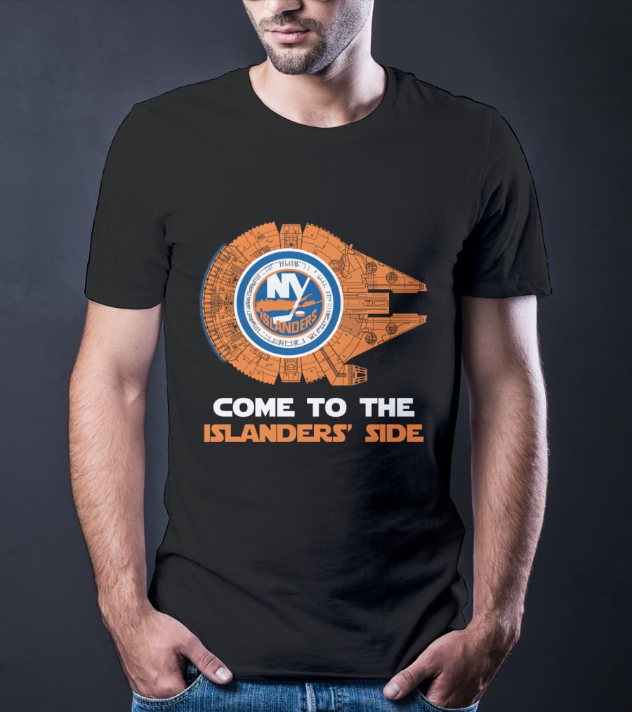New York Islanders Come To The Islanders' Side Millennium Falcon T-Shirt