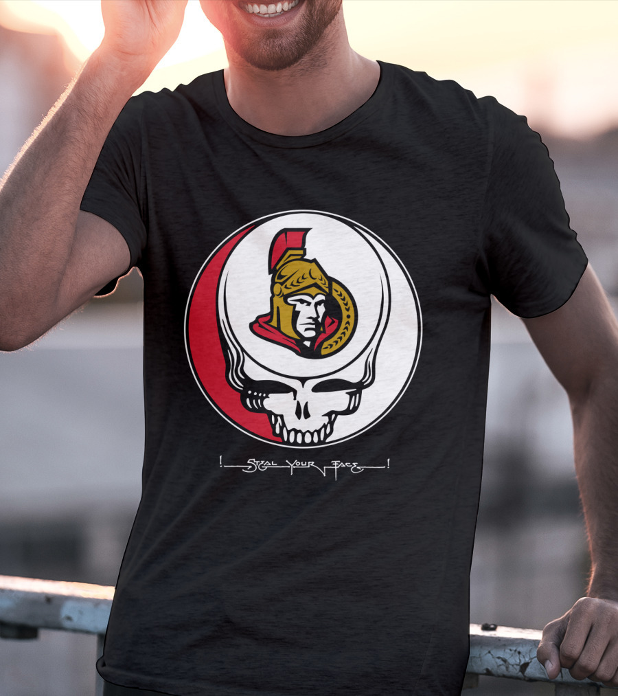 Steal Your Face Grateful Dead Ottawa Senators T-Shirt