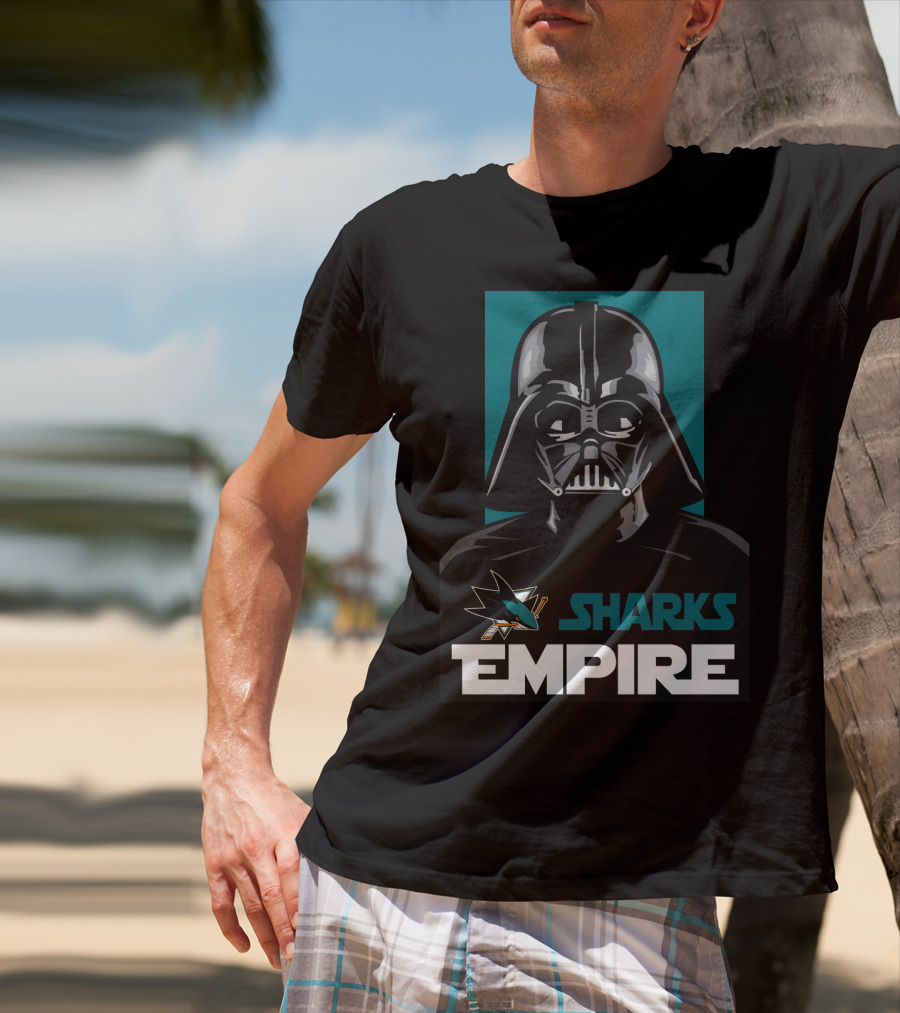 San Jose Sharks Empire Darth Vader NHL T-Shirt