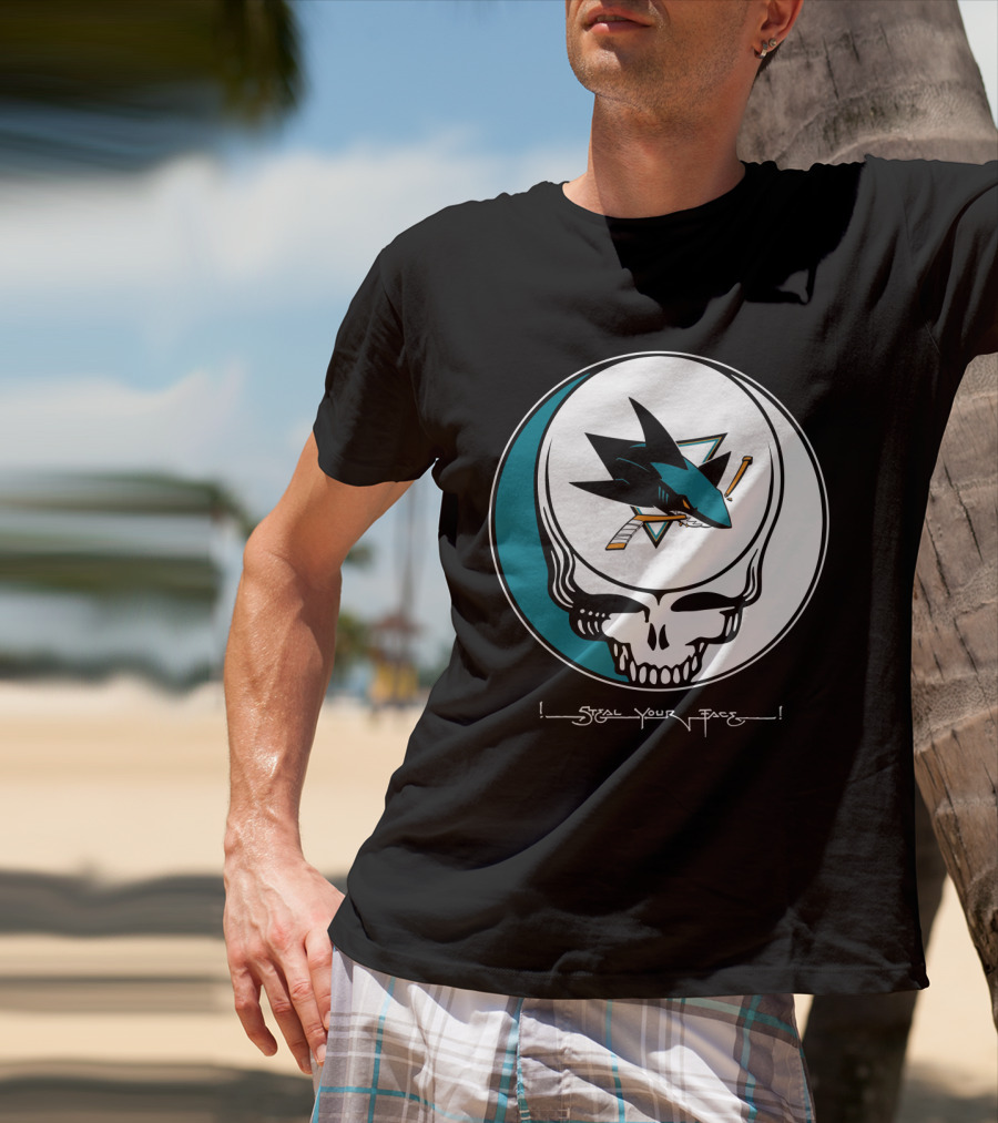 Grateful Dead Steal Your Face San Jose Sharks T-Shirt