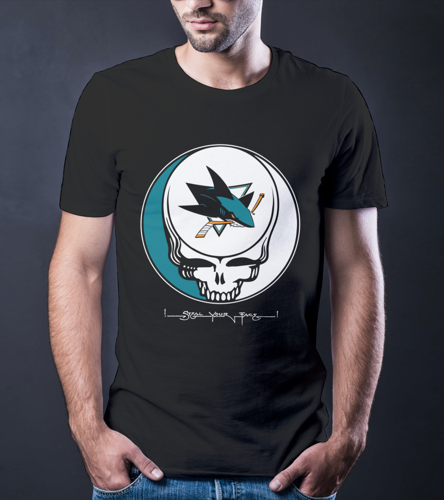 Grateful Dead Steal Your Face San Jose Sharks T-Shirt