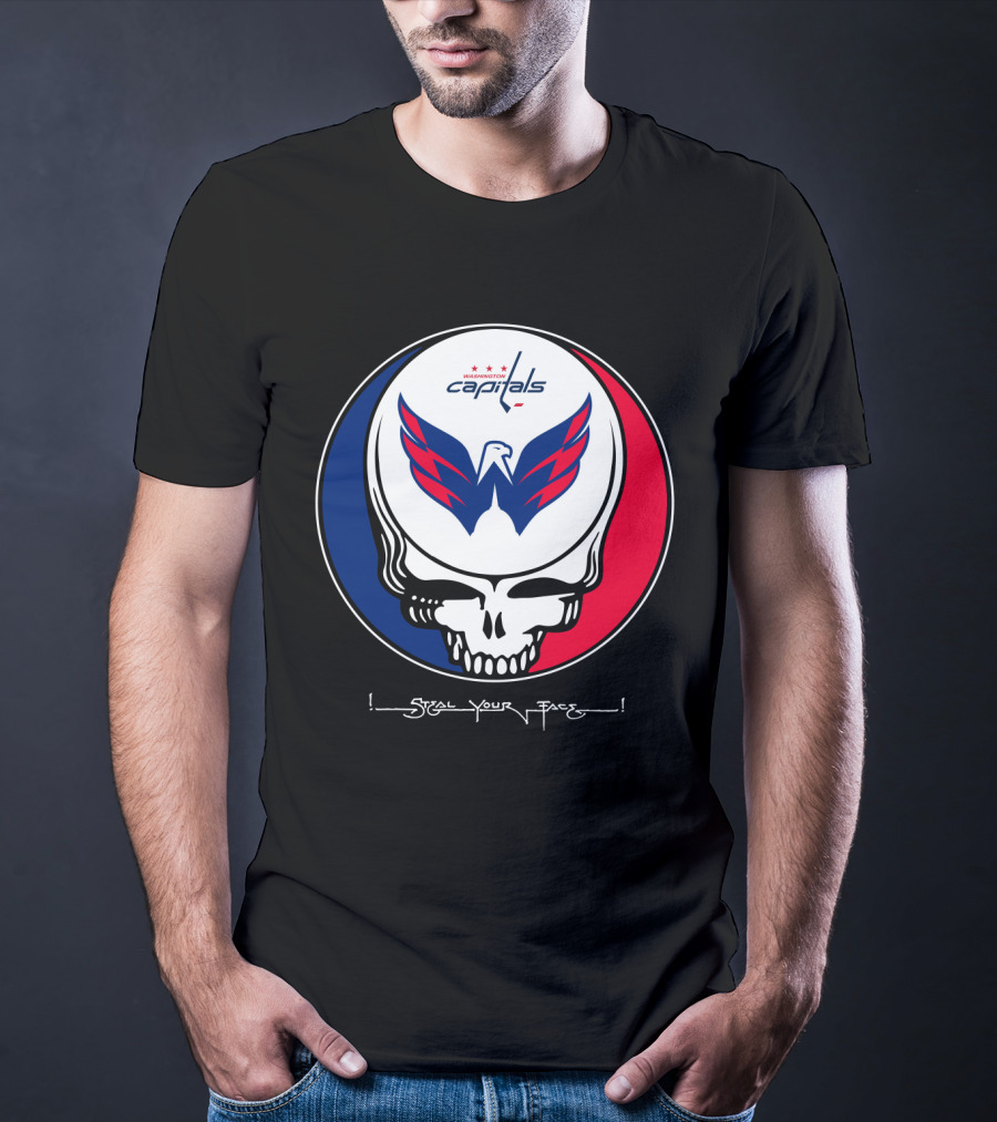 Grateful Dead Washington Capitals Steal Your Face T-Shirt