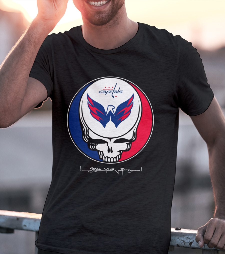 Grateful Dead Washington Capitals Steal Your Face T-Shirt