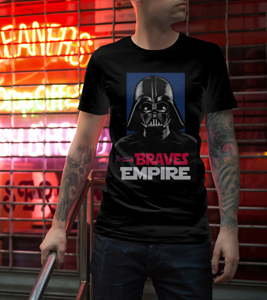Braves Empire Darth Vader Atlanta Braves T-Shirt