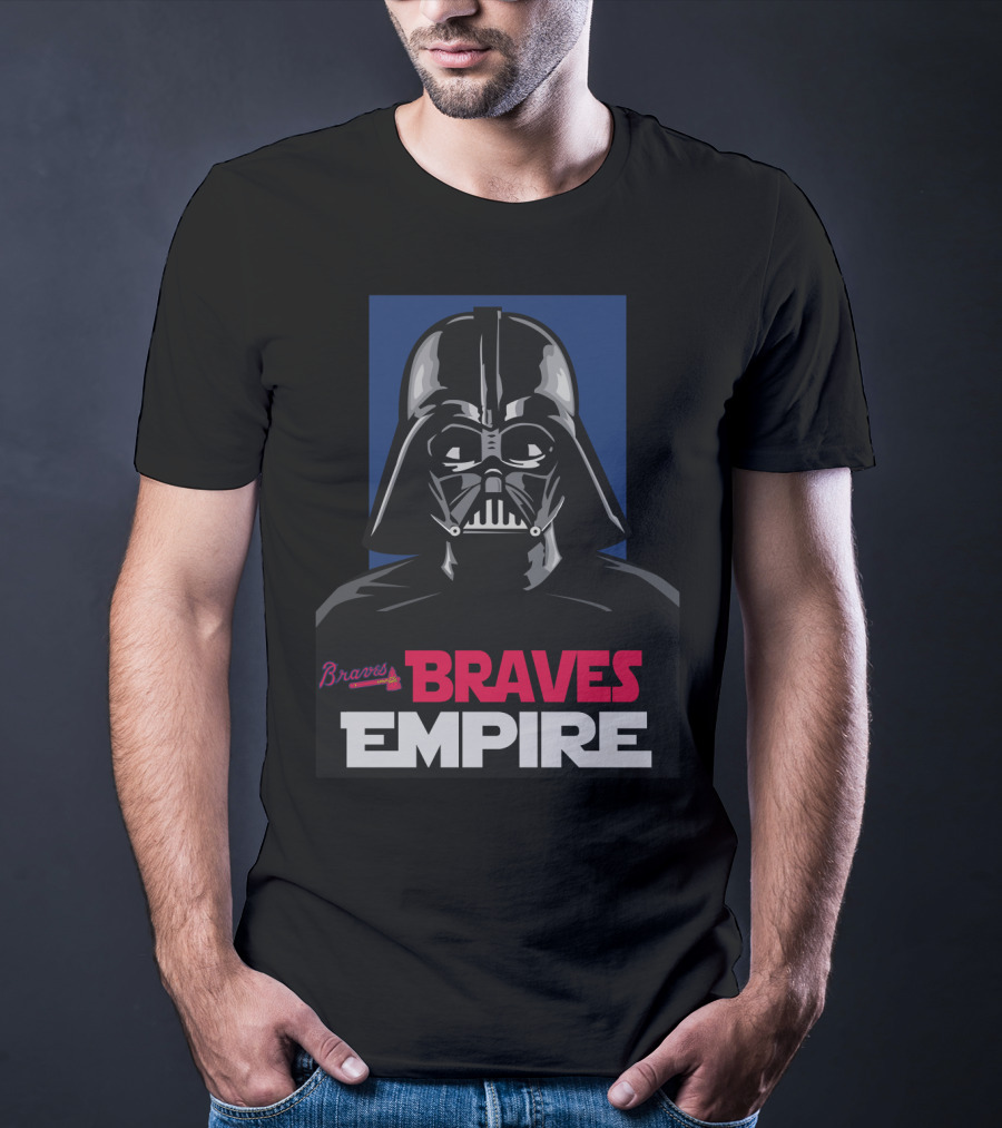Braves Empire Darth Vader Atlanta Braves T-Shirt