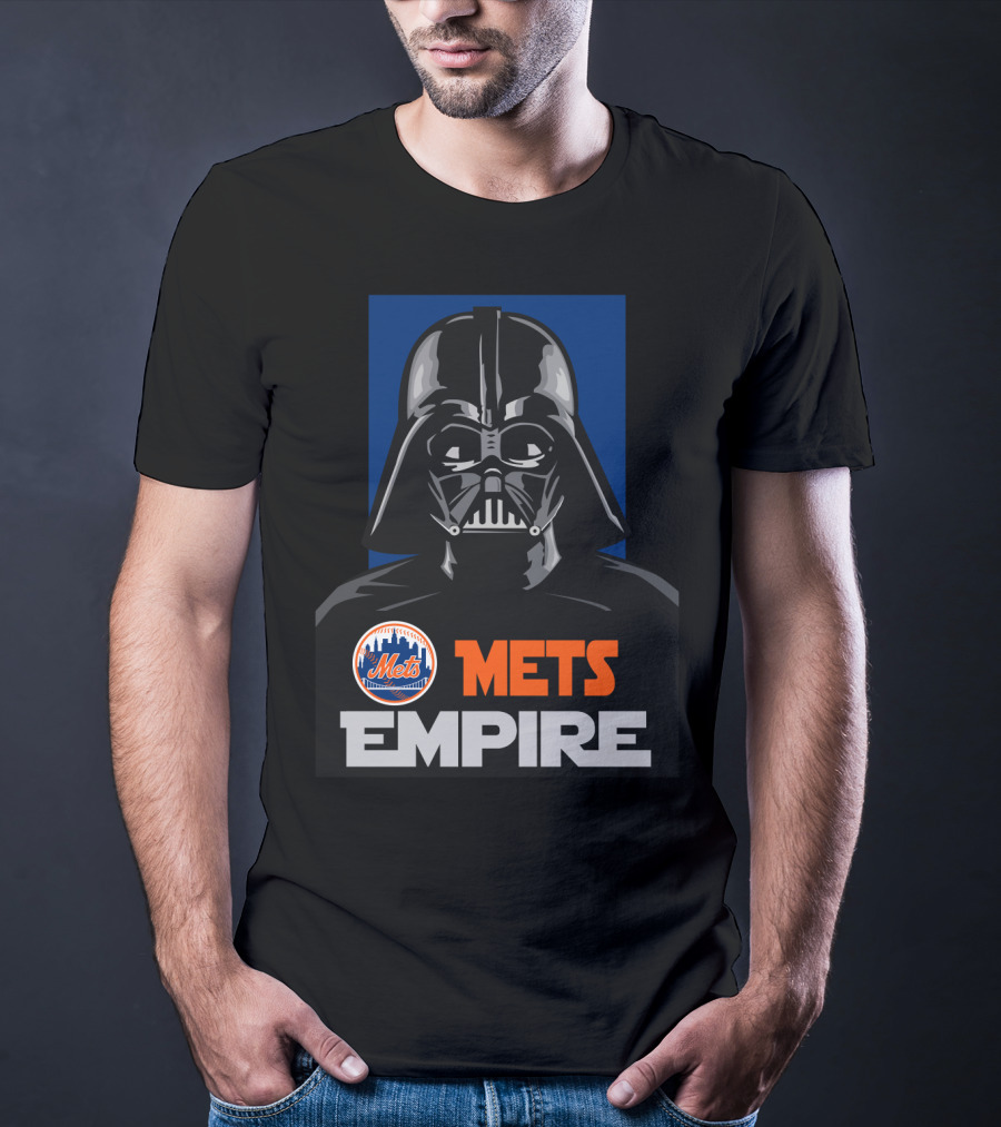 Mets Empire Darth Vader New York Sports Theme T-Shirt