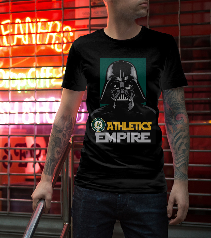 Oakland Athletics A's Athletics Empire Darth Vader T-Shirt