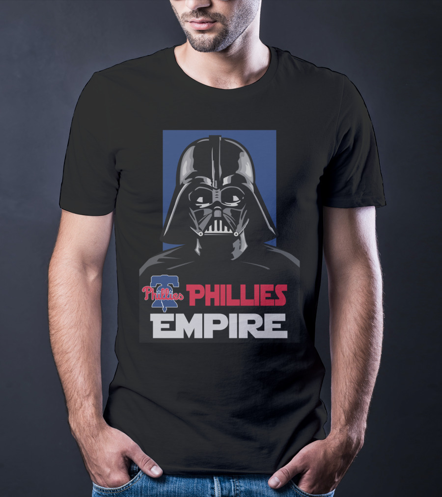 Phillies Empire Darth Vader Philadelphia Phillies T-Shirt