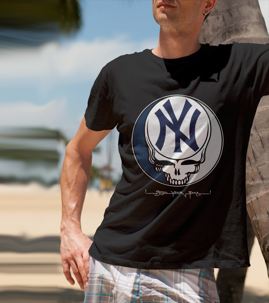 Grateful Dead Steal Your Face New York Yankees T-Shirt
