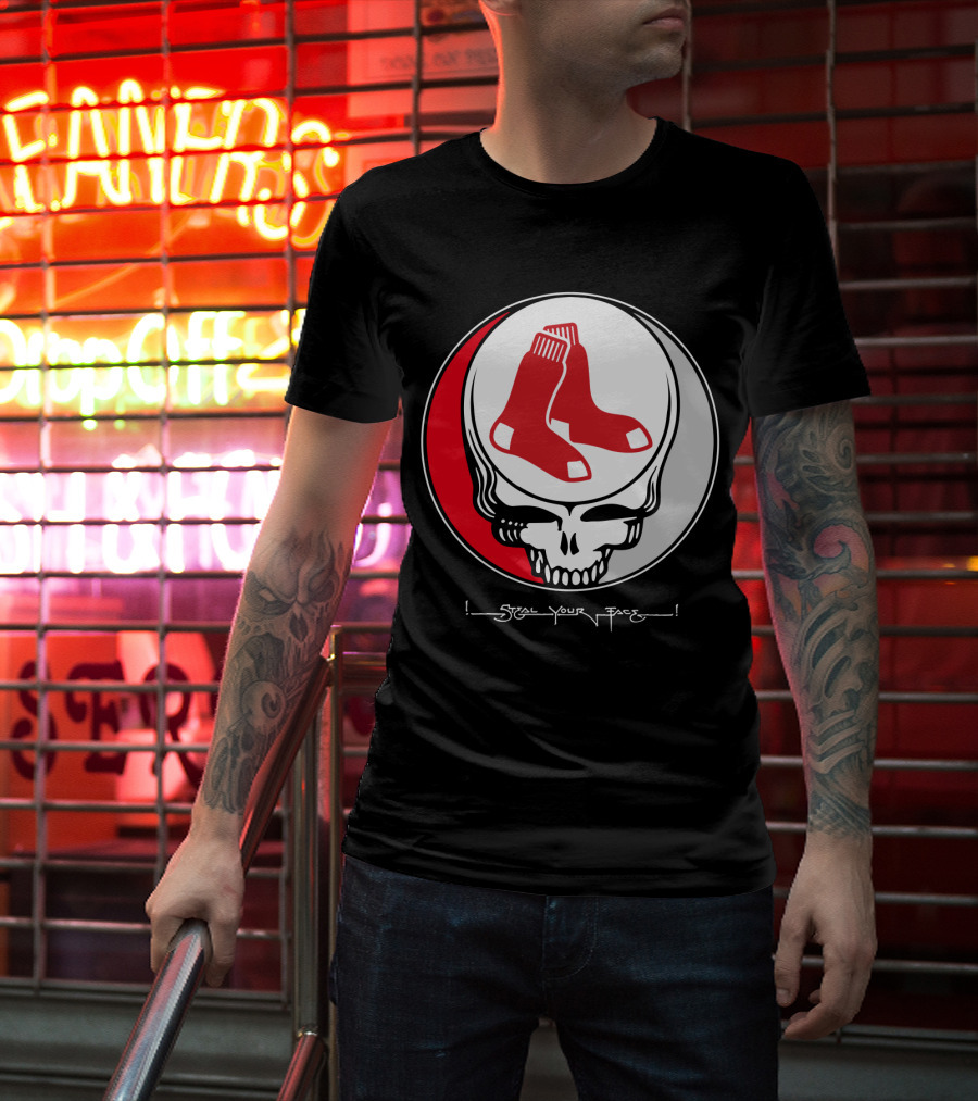 Grateful Dead Steal Your Face Boston Red Sox T-Shirt