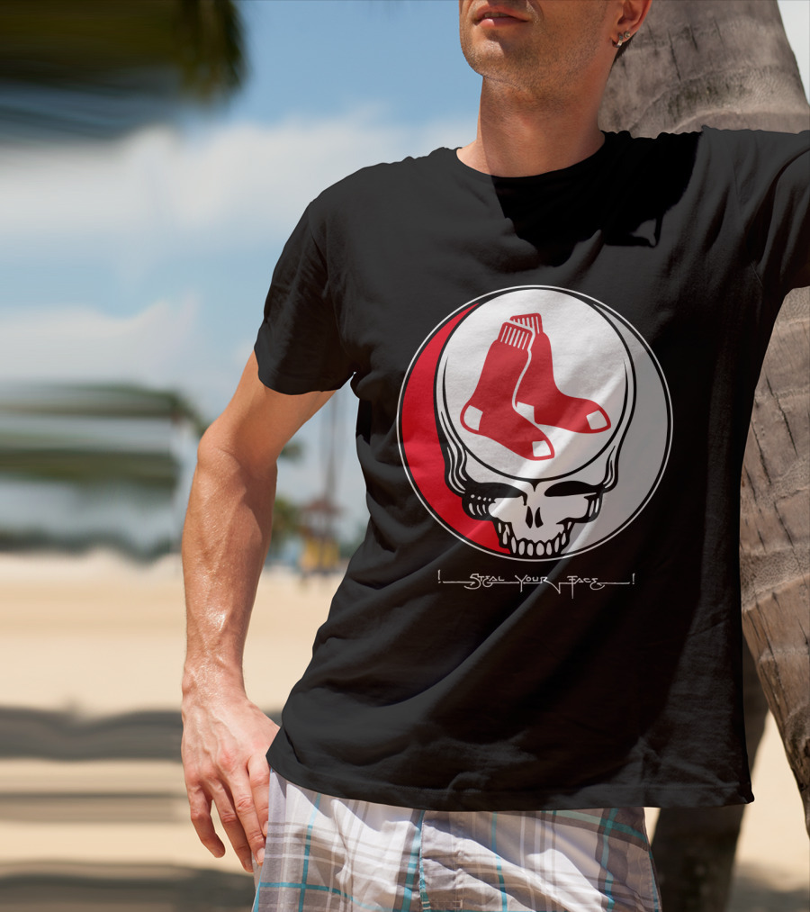Grateful Dead Steal Your Face Boston Red Sox T-Shirt