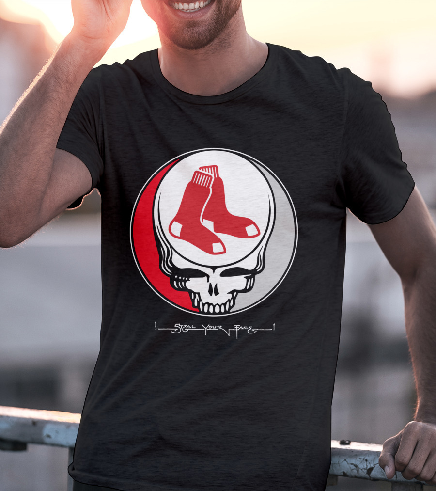 Grateful Dead Steal Your Face Boston Red Sox T-Shirt