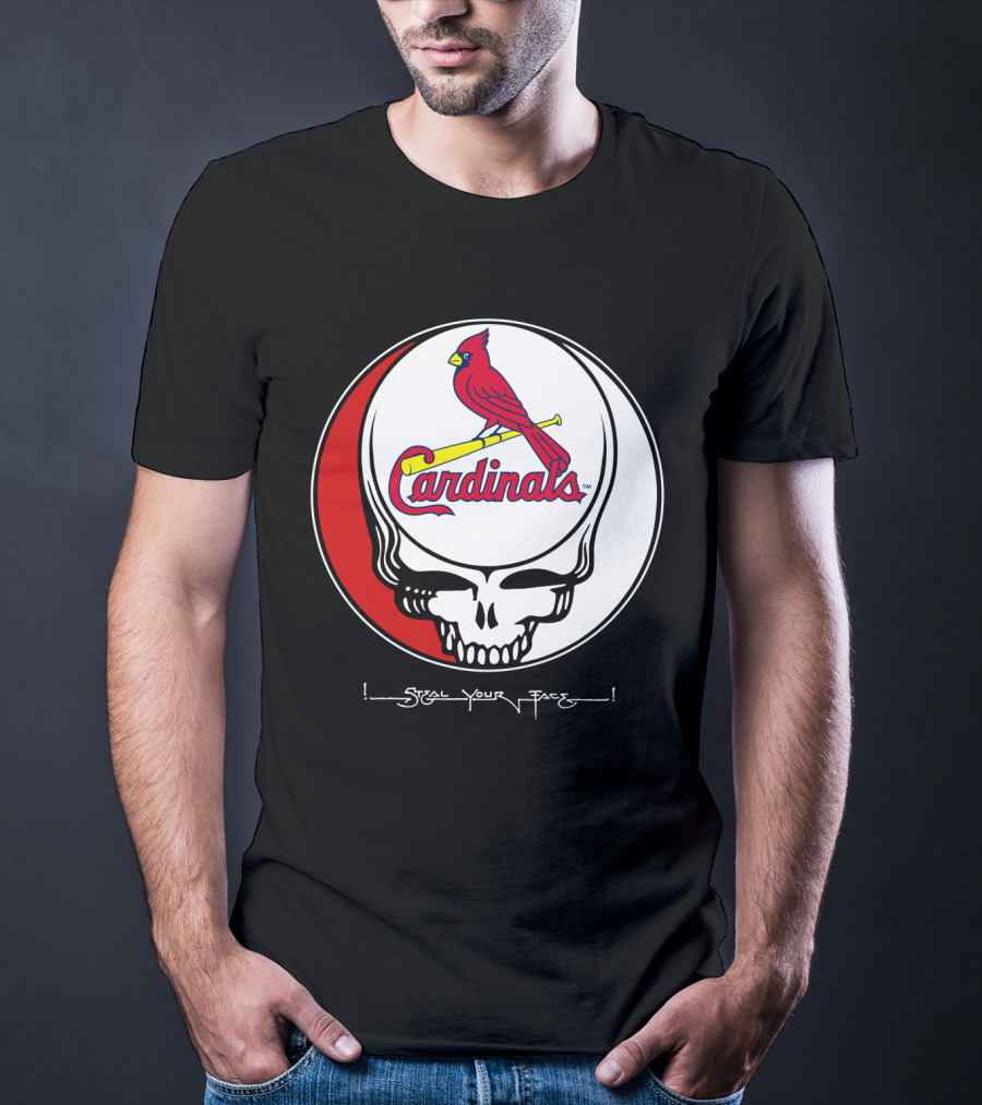 GRATEFUL DEAD St. Louis Cardinals Steal Your Face T-Shirt