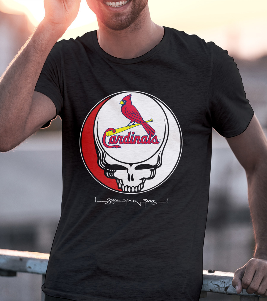 GRATEFUL DEAD St. Louis Cardinals Steal Your Face T-Shirt