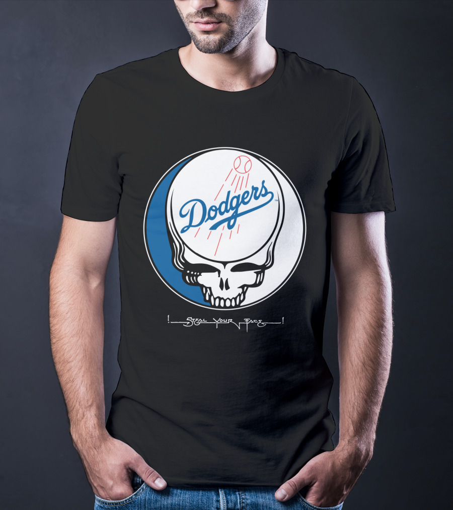 Grateful Dead Steal Your Face Dodgers T-Shirt