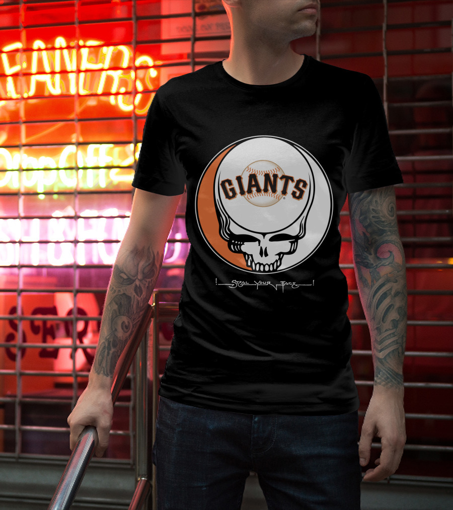 GRATEFUL DEAD San Francisco Giants Steal Your Face T-Shirt