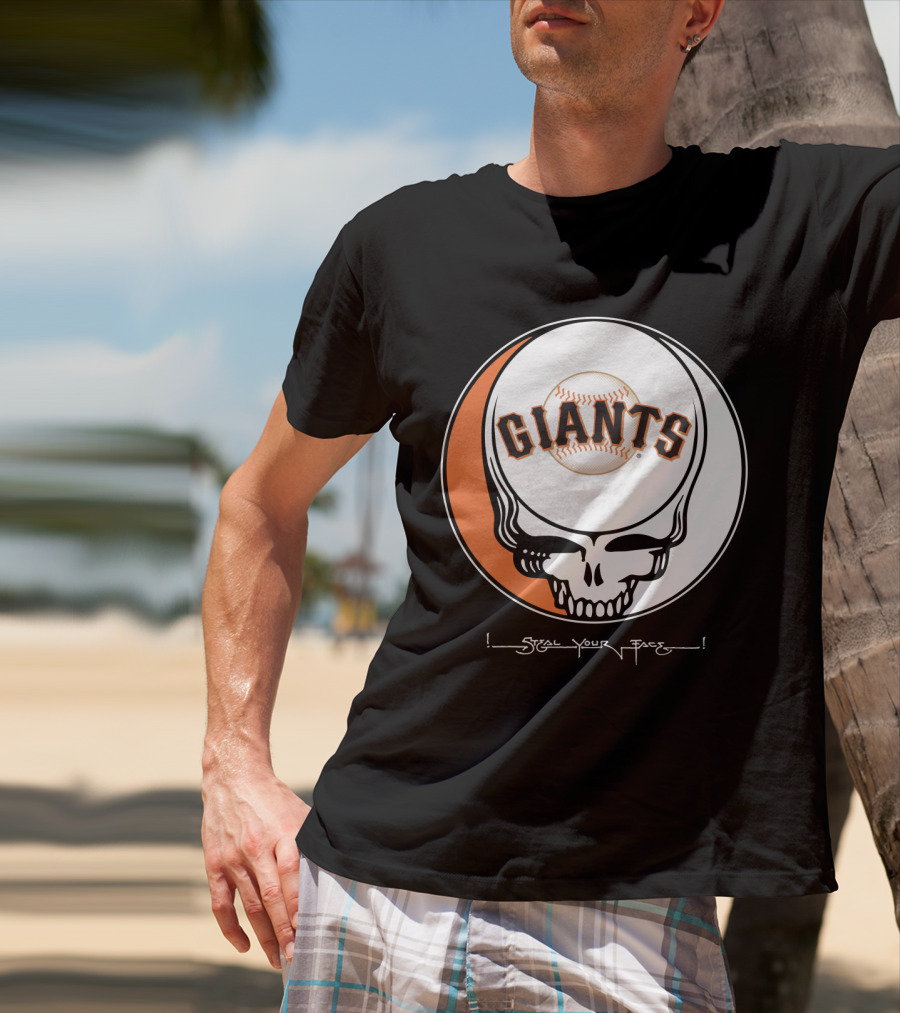GRATEFUL DEAD San Francisco Giants Steal Your Face T-Shirt