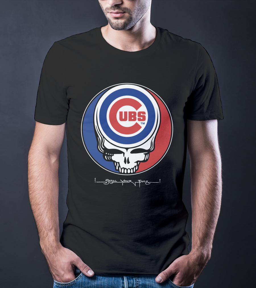 GRATEFUL DEAD Chicago Cubs Steal Your Face T-Shirt