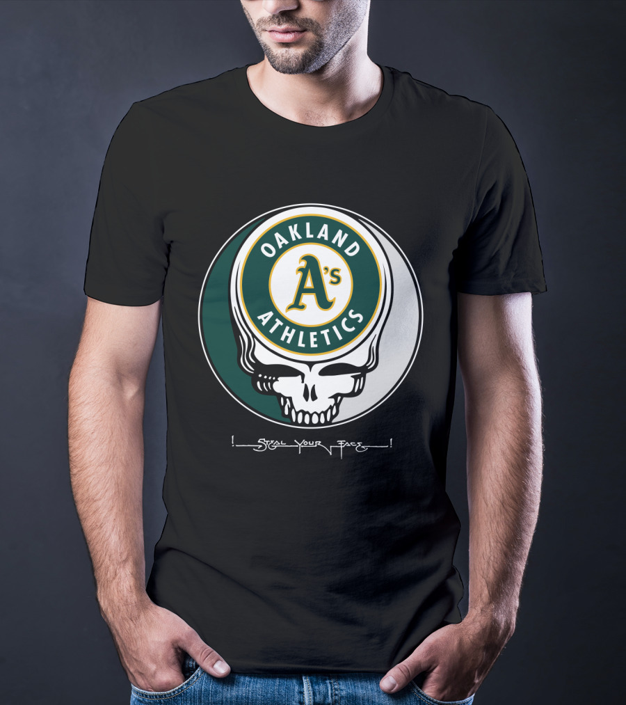 GRATEFUL DEAD Oakland Athletics Steal Your Face T-Shirt